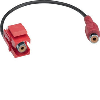 Audioudtag RCA rød for Keystone M55