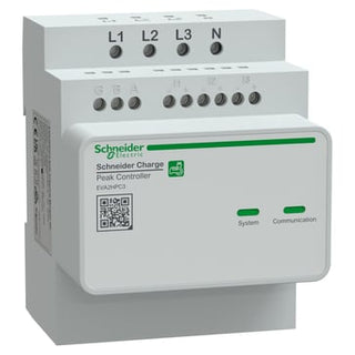 Last balancering , Schneider Charge, 3P, maksimal strøm tilladt til ladestation automatisk indstille