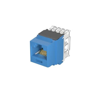 Modular jack Kat.6a UTP NetKey blå