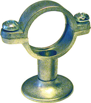 Unite zink rørbærer 30 mm x 114"" med vægflange