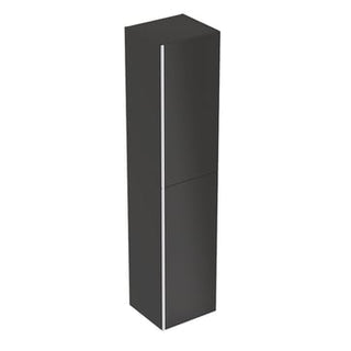 Geberit Acanto højskab 380x1730x360mm 2låger Lava spånplade lak