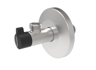 Broen Ballofix® rustfri vinkelventil 12"" x 38"" med greb og roset