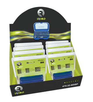 Irimo 1/4"" bitssæt 475-32-1 i 8 stk-display LIGE/PH/PZ/TX/HEX