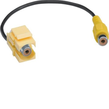 Audioudtag RCA gul for Keystone M55
