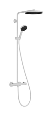 hansgrohe Pulsify S Puro termostatbatteri kunststof/metal ø260mm/1,6m sl m/hovedbr.arr mat hvid