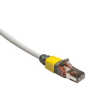 Farve clips gul til Leviton Kat6A patchkabler