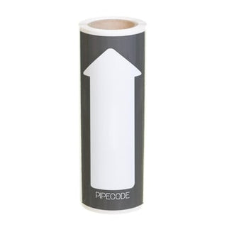 Pipecode rørmærke grå nr. 75 80 mm x 5 m
