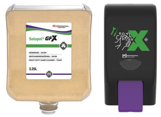 Håndrens Solopol skum GFX 3,25 liter inkl. sort dispenser