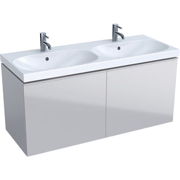 Geberit Acanto vaskeskab 1190x535x476mm 2skuffer sand-grå spånplade lak