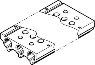 Festo Tilslutningsliste VABM-L1-10S-G18-16