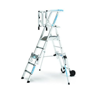Zarges Teleskopisk Platformstige 5 trin 1,28 m