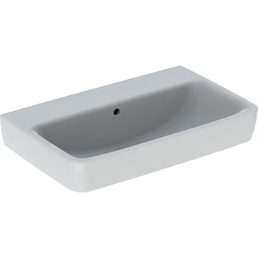 Geberit Renova Compact håndvask t/møbel, 650 x 400 x 175 mm, hvid porcelæn