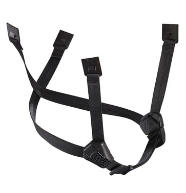 Petzl Dual hagerem A010FA01 t. Vertex & Strato hjelme, Standard længde, Sort