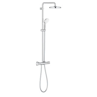 GROHE BauClassic 210 brusesystem ned t/væg, krom