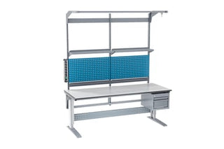 WFI arbejdsbord W400 Komplet 117 2000x800 mm laminat