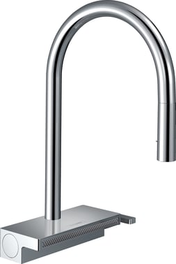 hansgrohe Aquno Select M81 køkkenarmatur 170, med udtræksbruser, 3jet, krom