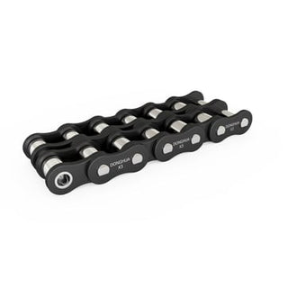 ANSI50-2X3 Donghua X3 Premium rullekæde med specielcoatet pin 5/8"" Duplex. 3 x slidstyrke i forhold