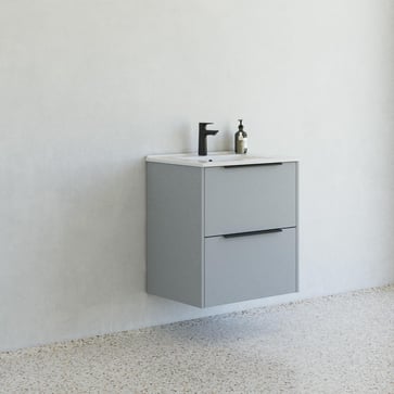 Dansani Mido møbelpakke 61 cm 2 sk, vask, glat, blå mat