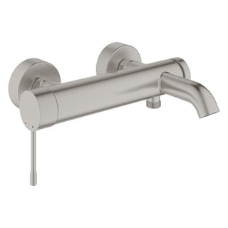 GROHE Essence New etgrebsbatteri 1/2/193 mm tud t/kar/br, Supersteel messing