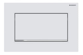 Geberit Sigma30 betjeningsplade, mat Alpin-hvid