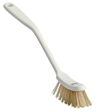 Vikan Børste med varmebestandige filamenter 290mm Stiv hvid
