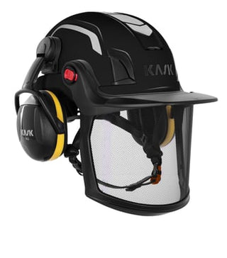 Kask Zenith X Combo skovhjelm med netvisir og SC2 høreværn sort