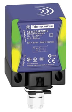 Induktiv fl 40X40X70 PNP NO+NC Sn=40 mm M12 stik