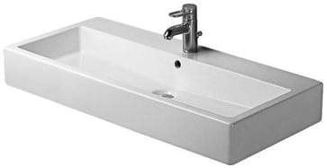 Duravit Vero håndvask 1HH 100 x 47 cm vægmontering med WonderGliss