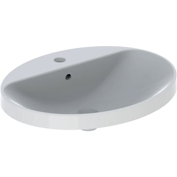 Geberit Variform håndvask 600x480x178mm nedf hvid porcelæn