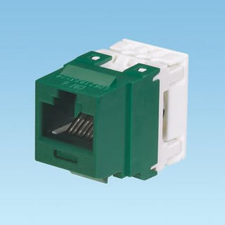 Modular jack Kat.6 UTP NetKey grøn