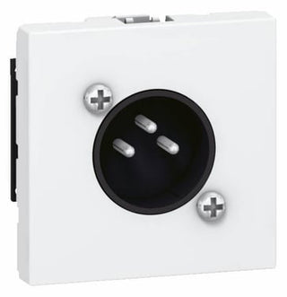 Multimedieudtag Mosaic Audio 1x XLR 3P han 2M hvid