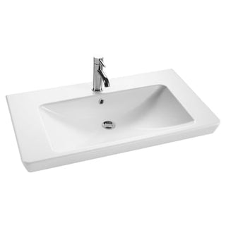 Dansani Lotto vask, 85 x 48 cm, porcelæn, hvid