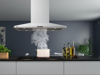Decor 787, Frithængende, 90 cm hvid uden motor