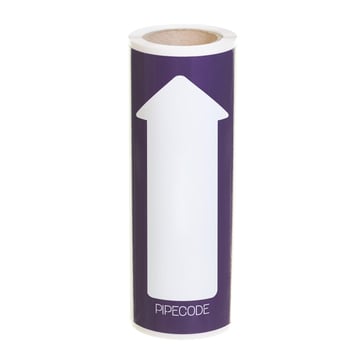 Pipecode rørmærke lilla nr. 60 160 mm x 10 m