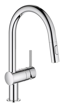 GROHE Minta køkkenarmatur C-tud bruser dual krom, 32321002