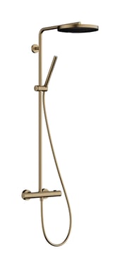 hansgrohe Pulsify S Puro termostatbatteri kunststof/metal ø260mm/1,6m sl m/hovedbr.arr børstet bronz