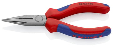 Knipex fladrundtang m/skær 140 mm