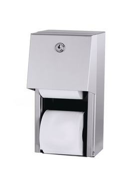Intra Juvel Easy toiletrulleholder i rustfrit stål for to ruller