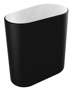 Pressalit Style toiletspand vægh bør stål/sort