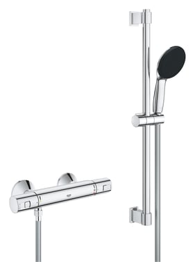 GROHE Precision Start term + brusestangsæt 600 mm, krom