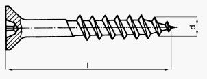 5,0X90/60 SFA4 US TORX25 spånpladeskrue Gleitmo 615