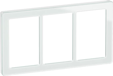 LK FUGA PURE designramme glas 3x1,5 modul, hvid