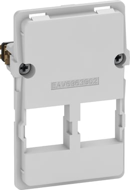 LK FUGA Dataudtag for 2x Systimax RJ45, 1,5 modul, indsats