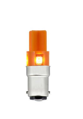 Led lyskilde 12V AC/DC Ba15D - Orange