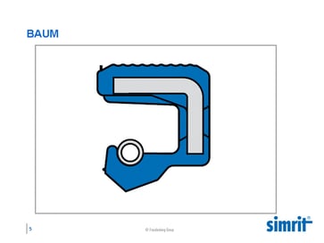 Simmerring DBL viton 45x75x8 baum