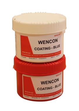 Wencon Coating, blå (0,5kg) To-komponent Epoxy lav viskos