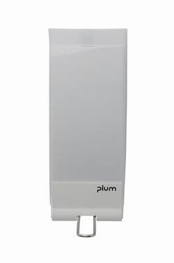 Plum dispenser CombiPlum Plast hvid med albuebetjening 1,0 l