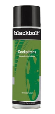 blackbolt cockpitrens indvendig 500 ml