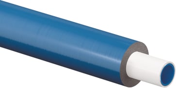 Uponor Uni Pipe Plus MLC-rør blå isoleret 32 x 3,0 mm 25 m