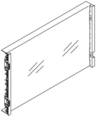 Afdækning plade 2X2 komplet